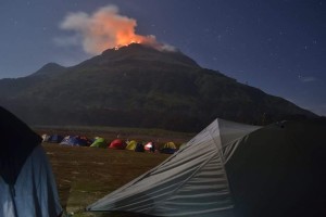 Mt. Apo in flames