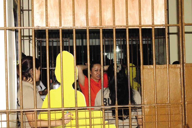 BIG SHOT IN JAIL Alleged pork barrel scam mastermind Janet Lim-Napoles finds herself in a tight squeeze with other inmates at the Correctional Institute for Women in Mandaluyong City, where she will serve a life term after she was found guilty of illegally detaining her cousin and former employee Benhur Luy.  Napoles’ conviction, otherwise a momentous development in a notoriously slow justice system, has been greeted with a seemingly collective shrug that does not bode well for the plunder cases filed against her and several senators and congressmen. CONTRIBUTED PHOTO FROM CORRECTIONAL INSTITUTE FOR WOMEN 