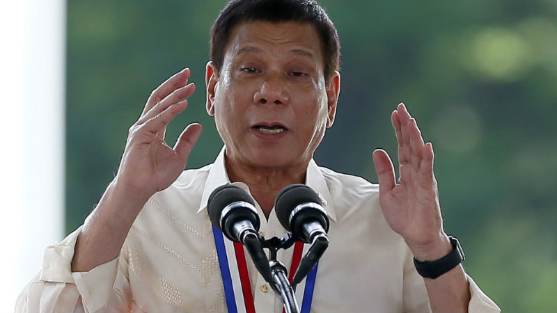 President Rodrigo Duterte, AP FILE PHOTO