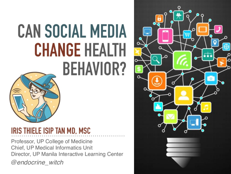 ThINQ The Endocrine Witch Can Social Media Change Health Behavior