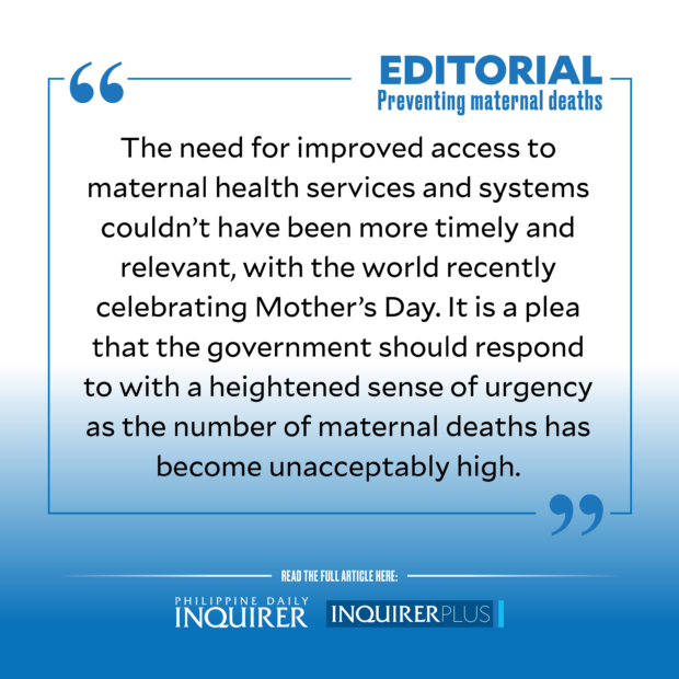 QUOTE CARD FOR EDITORIAL: Preventing maternal deaths 