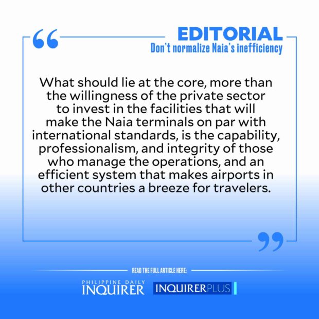 QUOTE CARD FOR EDITORIAL: Don’t normalize Naia’s inefficiency