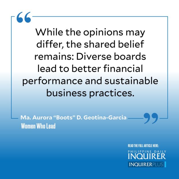 QUOTE CARD FOR WOMEN WHO LEAD: Women on boards revolutionizing ESG governance