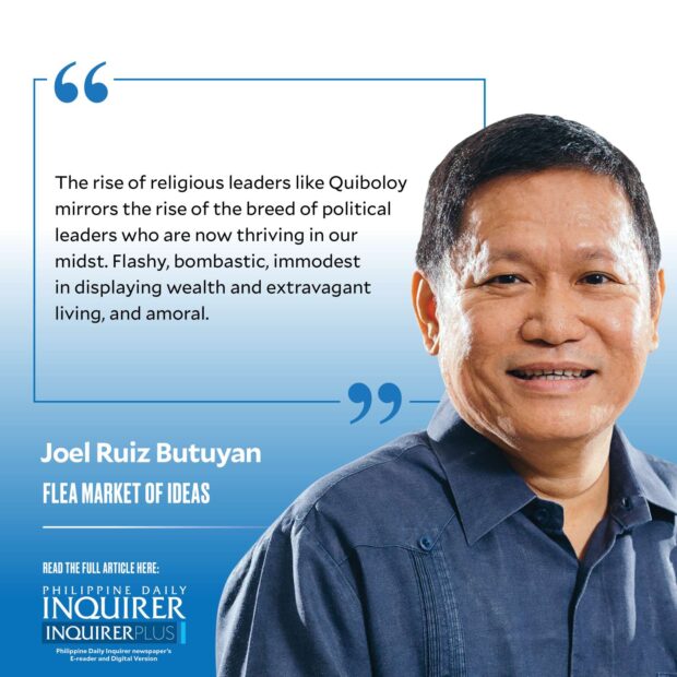 Will Quiboloy evolve as our spiritual leader?