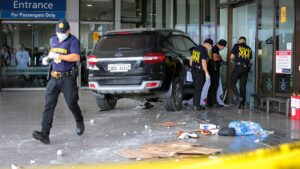 The Department of Transportation and the San Miguel Corporation will investigate on bollards in the Naia Terminal 1. Grig C. Montegrande.